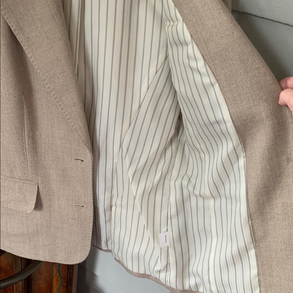 Juicy Couture Wool Women's Light Tan Blazer - Picture 4 of 6